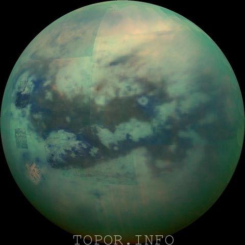 Титан. Вид сквозь облака
