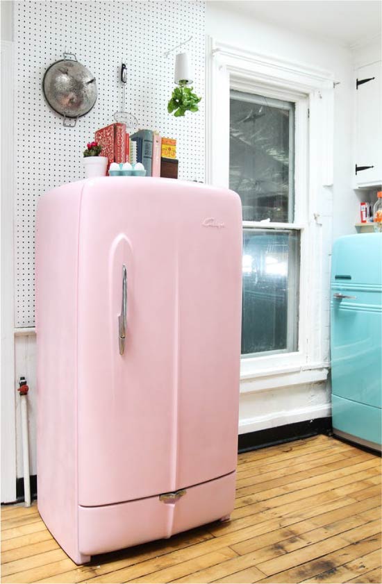 Покраска холодильника
