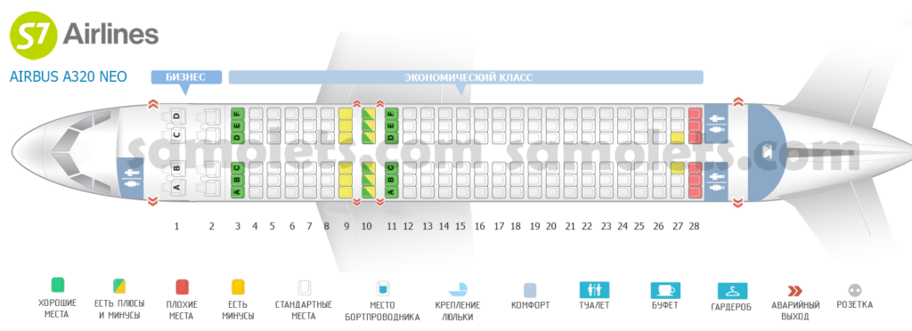 Airbus a320neo s7 схема